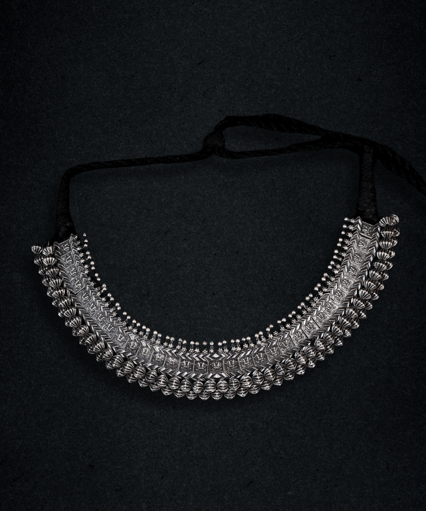 Drop Bead Oxidished Varjarteek