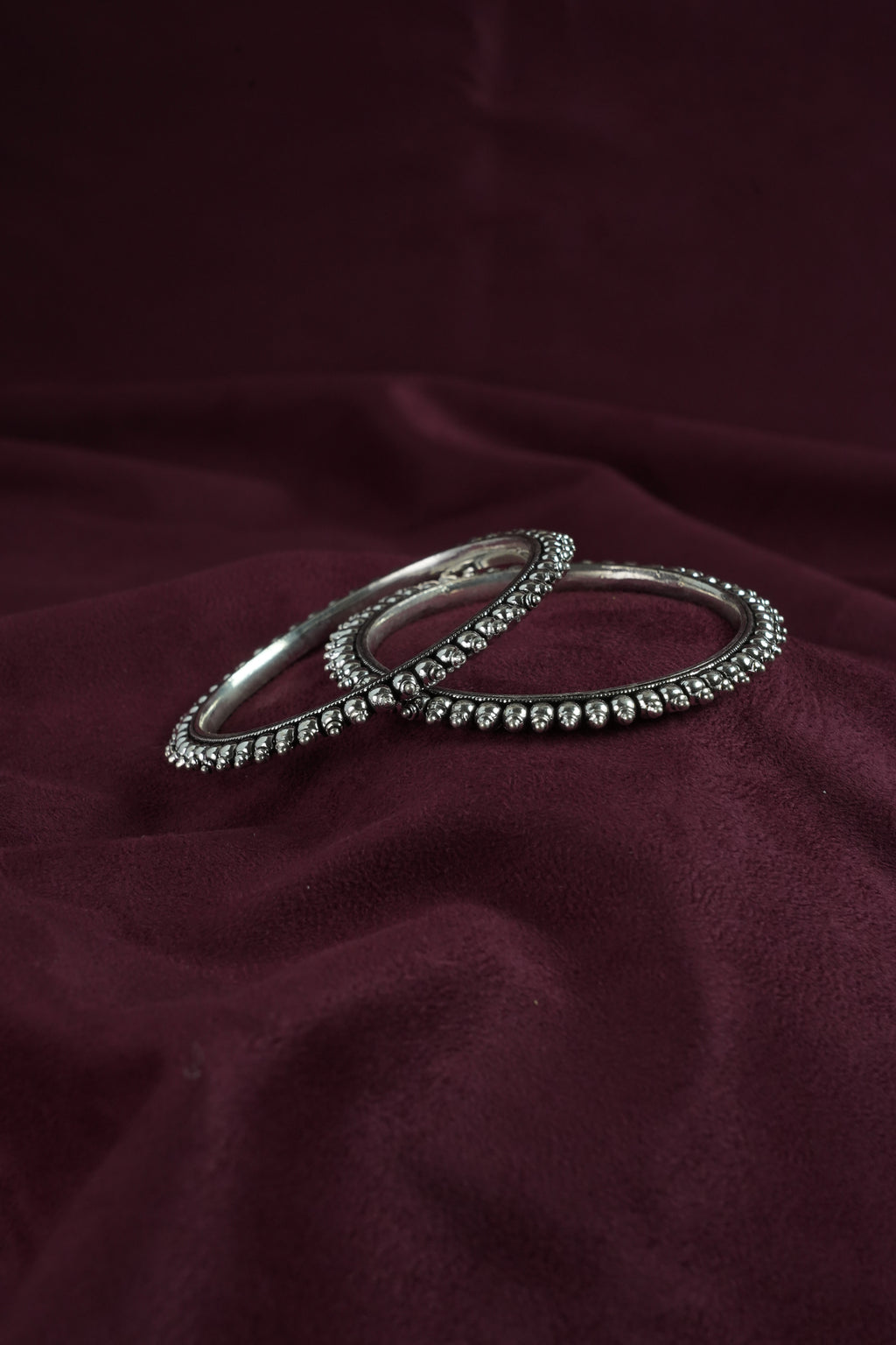 Vintage Drop Oxidished Bangle
