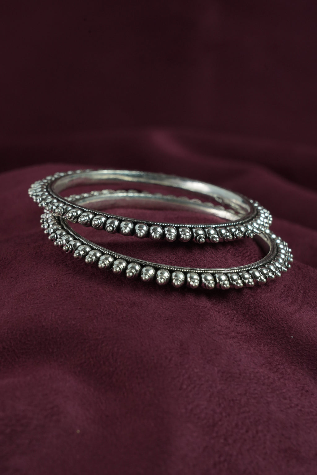 Vintage Drop Oxidished Bangle