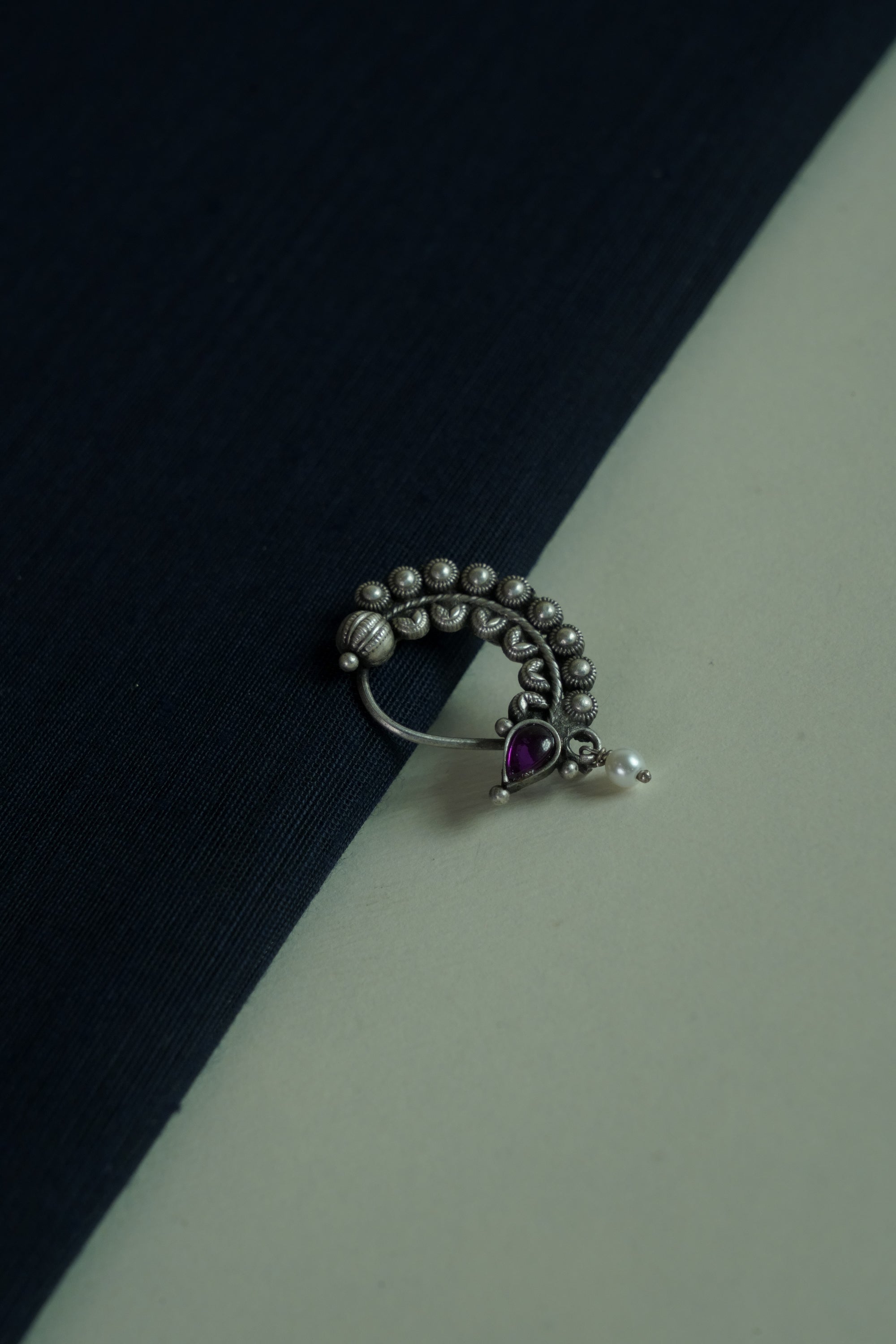 Surabhi Oxidised Nath