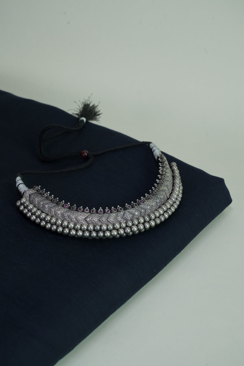 Drop Bead Oxidished Varjarteek