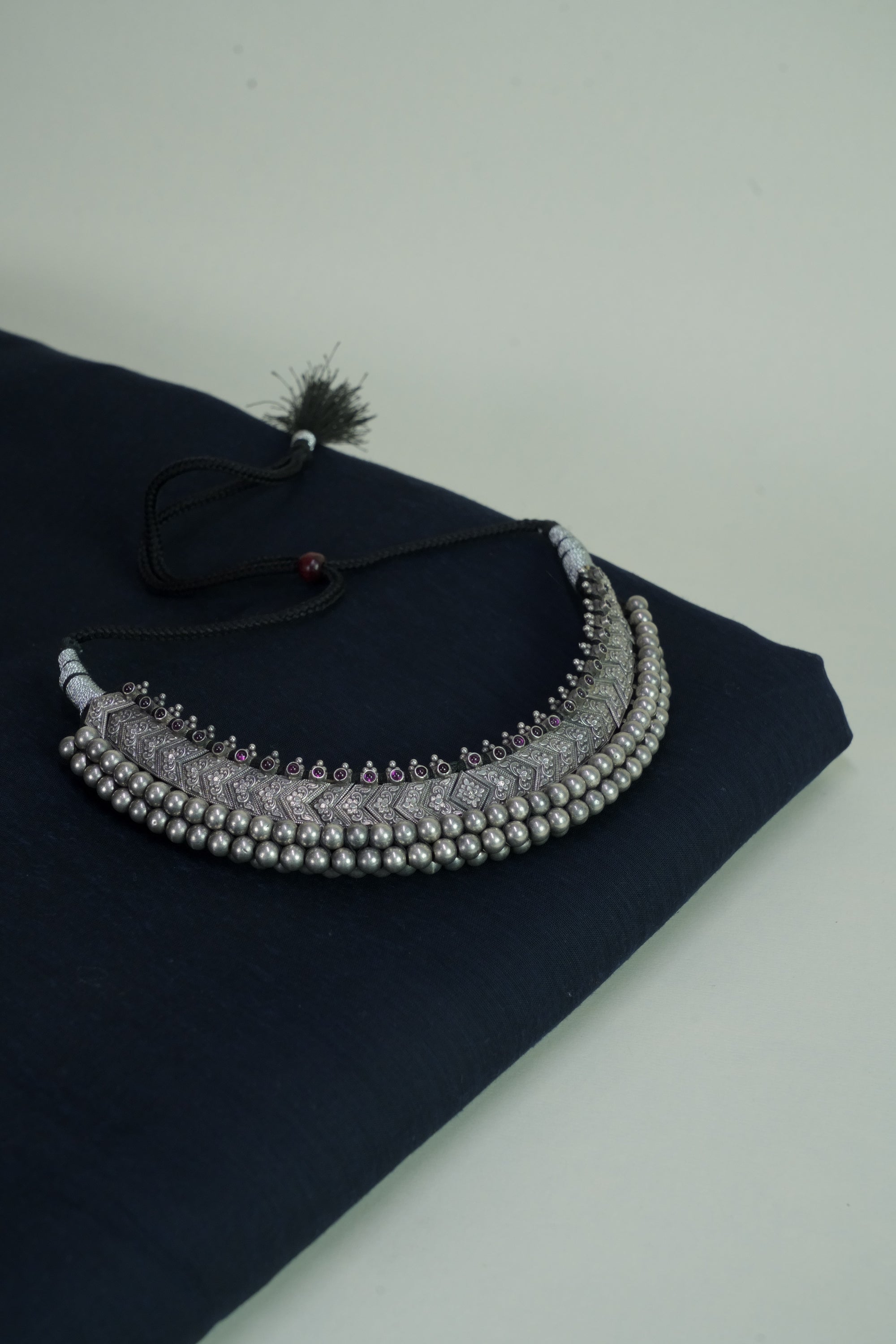 Drop Bead Oxidished Varjarteek