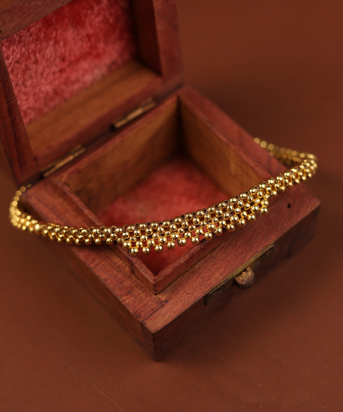 Exquisite Beaded Gold Plated Necklace